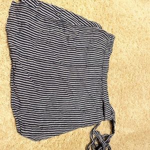 Striped American eagle tie skirt